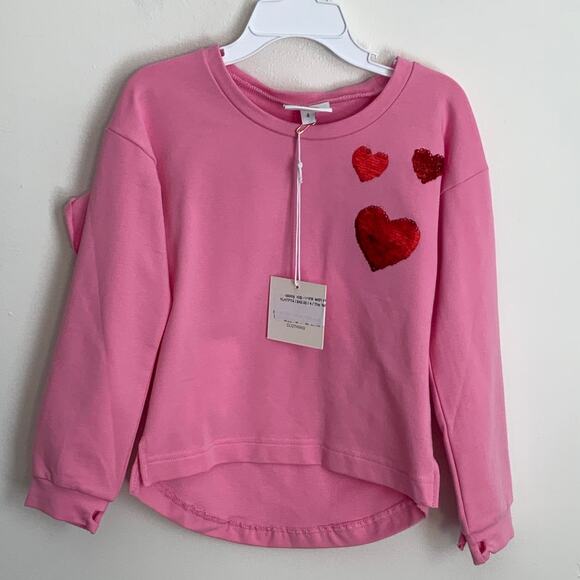 THE YELLOW LAMB Tabby Top with Hearts NWT size 8 - Picture 4 of 8